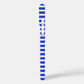 Chic Blue Geometric Phone Case (Rückseite / Links)