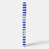 Chic Blue Geometric Phone Case (Rückseite / Rechts)