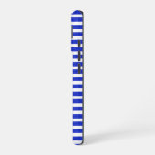 Chic Blue Geometric Phone Case iPhone 16 Hülle (Linke Seite)