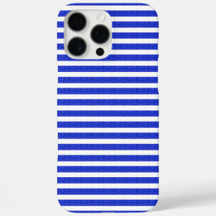 Chic Blue Geometric Popcorn Anime iPhone 16 Pro Max Hülle