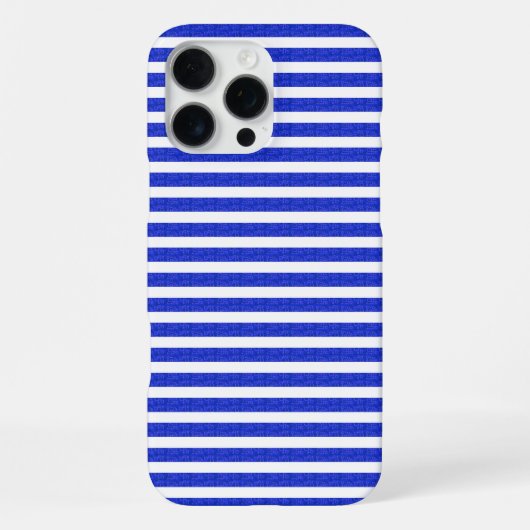 Chic Blue Geometric Popcorn Anime iPhone Hülle (Rückseite)