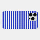 Chic Blue Geometric Popcorn Anime iPhone Hülle (Rückseite (Horizontal))
