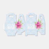 Chic Blue Portugiesisch Azulejo Mosaic Lily Vielen Geschenkschachtel (Ungefaltet)