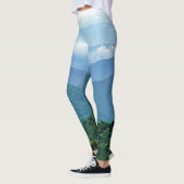 Chic Blue Ridge Mountains Fotografie Stilvolle Yog Leggings (Links)