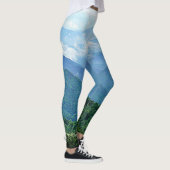 Chic Blue Ridge Mountains Fotografie Stilvolle Yog Leggings (Rechts)