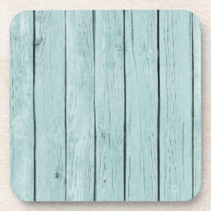 Chic Blue Rustic Wood Getränkeuntersetzer