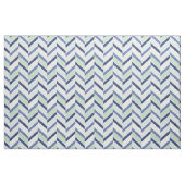 Chic blue und grün geometrisch Zickzack Muster Stoff (Fat Quarter (45,7 x 55,9 cm))