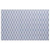 Chic blue und white ikat tribal diamond pattern stoff (Yard (91,4 cm))