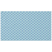 Chic Blue Vintag Periwinkle Blumenmuster Tischdecke (Vorderseite (Horizontal))
