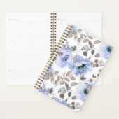 Chic Blue Watercolor-Blume Planer (Anzeige)