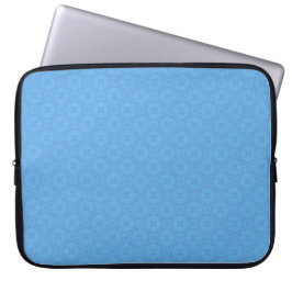 Chic Blue Welsh TapestPattern Laptopschutzhülle