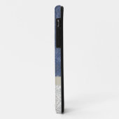 Chic Blue & Winter White Damask iPhone 5 Fall Case-Mate iPhone Hülle (Hinten/Links)