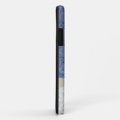 Chic Blue & Winter White Damask iPhone 5 Fall Case-Mate iPhone Hülle (Hinten/Rechts)