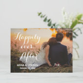 Chic Blüh | Glücklicherweise immer nach Hochzeit F Ankündigung (Stehend Vorderseite)