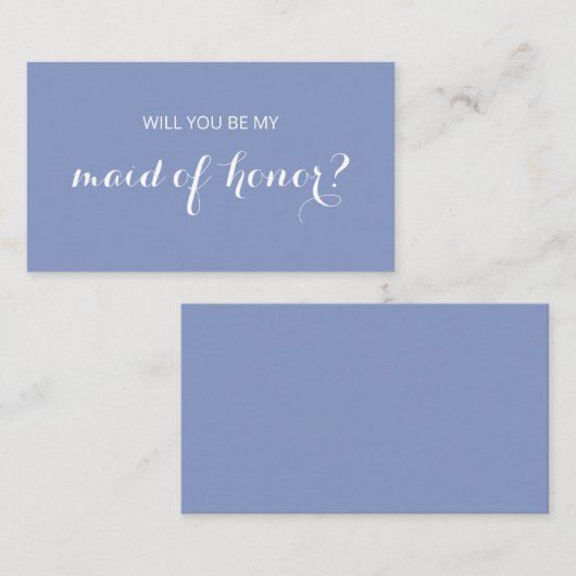 Chic Blüh | Werden Sie meine Trauzeugin sein? Begleitkarte (Vorne/Hinten)