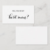 Chic Blüh | Wirst du mein Trauzeuge sein? Begleitkarte (Vorne/Hinten)