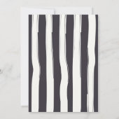 Chic Blume Cart Bridal Dusche Einladung (Rückseite)