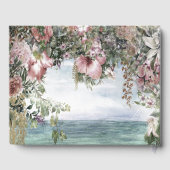 Chic Blume Gästebuch (Rückseite)