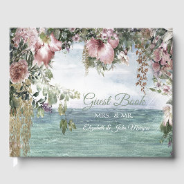 Chic Blume Gästebuch