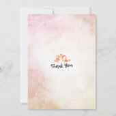 Chic Blume Kinderdusche Sweet Little Twin Girls Einladung (Rückseite)