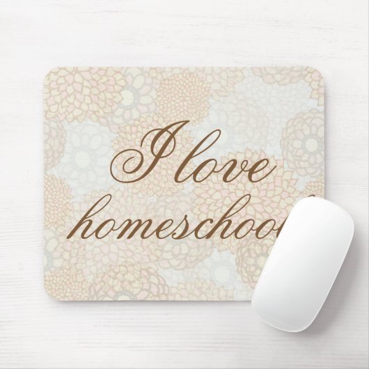 Chic Blume Mousepad (Mit Mouse)