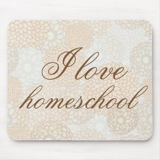 Chic Blume Mousepad (Vorne)