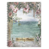 Chic Blume Ocean Lace Notizblock (Vorderseite)