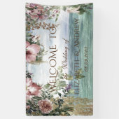 Chic Blume Ocean Wedding Banner (Vertikal)