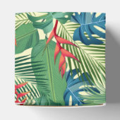 Chic Blume Palms Monstera Vielen Dank Geschenkschachtel (Oben)