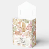 Chic Blume und Blätter Brautparty Geschenkschachtel (Geöffnet)
