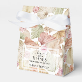 Chic Blume und Blätter Brautparty Geschenkschachtel