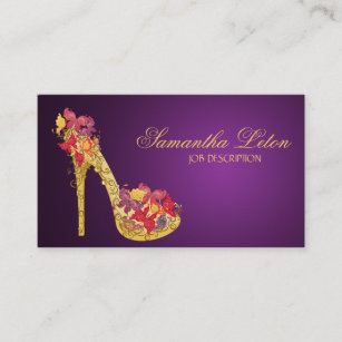 Chic-Blumenstilett-Schuh-hohe Heels-Pumpen Visitenkarte