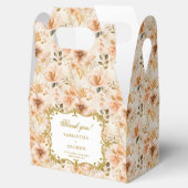 Chic Blush Gold Gastgeschenk Hochzeit Box Boho Blu Geschenkschachtel (Geöffnet)