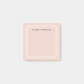 Chic Blush | PERSONALISIERT Post-it Klebezettel (Vorderseite)