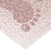 Chic Blush Pink Babydusche Babynahrung Tablett Tischdecke (Schrägansicht)