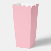 Chic Blush Pink Box für Popcorn oder Candy Geschenkschachtel (Rückseite)