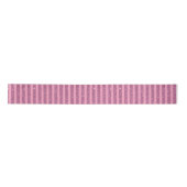 Chic Blush Pink Glitter Style Vertical Stripes Satinband (Vorderseite)
