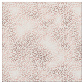 Chic Blush Pink Leopard Print Stoff (Nahaufnahme)