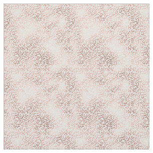Chic Blush Pink Leopard Print Stoff