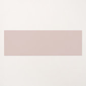 Chic Blush Pink Mit Monogramm Oversible Initialen Yogamatte (Rückseite (Horizontal))