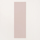 Chic Blush Pink Mit Monogramm Oversible Initialen Yogamatte (Rückseite)