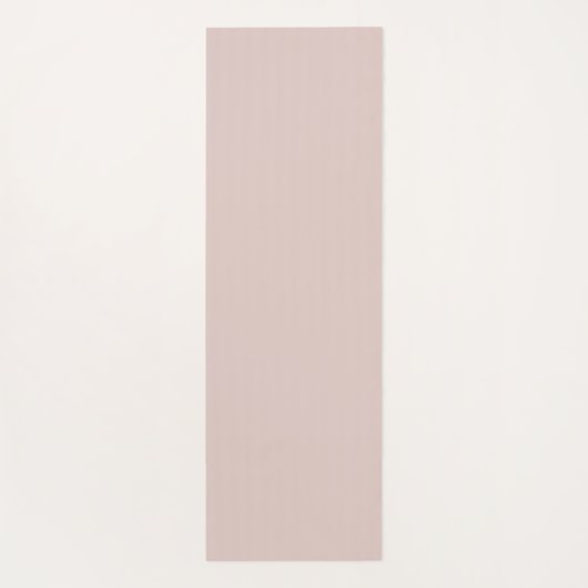 Chic Blush Pink Mit Monogramm Oversible Initialen Yogamatte (Rückseite)