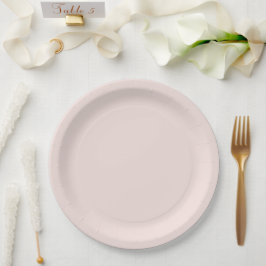 Chic Blush Pink Pappteller