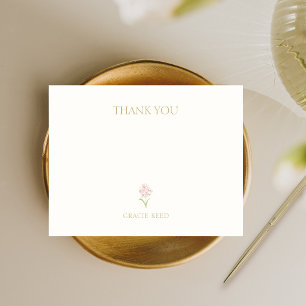 Chic Blush Pink Rose Wedding Vielen Dank