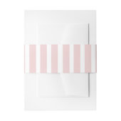 Chic Blush Pink Social Club Rosa Streifen Einladungsbanderole (Vorderseite Beispiel)
