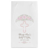 Chic Blush Rose Garden Frische Pasta machen Kleine Geschenktüte (Rückseite)