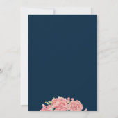 Chic Blütenpeerchen auf der 16 . Geburtstag Einladung (Rückseite)