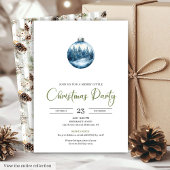 Chic Bohemian Cozy Winter Scene Holiday Invitation Einladung
