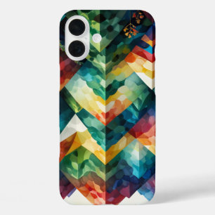 Chic Bohemische Farbtöne mit erdigen Tönen iPhone 16 Plus Hülle
