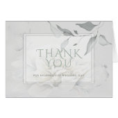 Chic Boho Alabaster Dahlia Rustikale Wasserfarbe (Vorderseite (Horizontal))